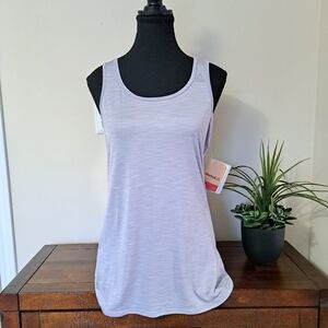 Reebok Light Gray Tank Top Women's Size Small Legend Singlet Activewear Top NWT